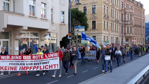 Montagsdemo am 13.6.2022